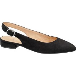 Skórzane baleriny damskie 5th Avenue z paseczkiem 5th Avenue czarne. Czarne baleriny damskie 5th Avenue, bez wzorów, ze skóry, bez obcasa, na obcasie. Za 139,90 zł.