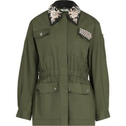 Parka Liu Jo F19287 T9486. Zielone kurtki damskie Liu Jo, bez wzorów, z elastanu, bez kaptura. W wyprzedaży za 799,00 zł.