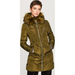 Pikowana kurtka - Khaki. Brązowe kurtki damskie pikowane Reserved. Za 199,99 zł.