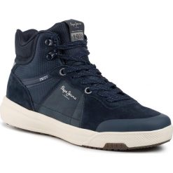 Sneakersy PEPE JEANS - Slate Pro Boot PMS30573 Navy 595. Niebieskie sneakersy męskie Pepe Jeans, bez zapięcia. W wyprzedaży za 299,00 zł.