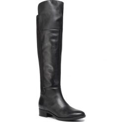 Muszkieterki GEOX - D Felicity I D94G1I 085JZ C9999 Black. Czarne kozaki damskie Geox, ze skóry ekologicznej, bez obcasa, bez zapięcia. Za 799,00 zł.