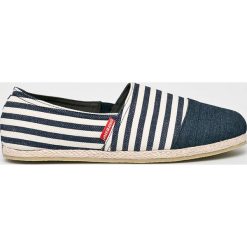 Jack & Jones - Espadryle. Niebieskie espadryle męskie Jack & Jones, bez wzorów, z materiału. Za 119,90 zł.