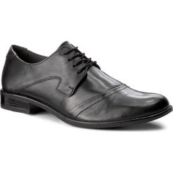 Półbuty LASOCKI FOR MEN - MI07-A585-A445-02 Czarny. Czarne buty wizytowe męskie Lasocki For Men, ze skóry. Za 179,99 zł.