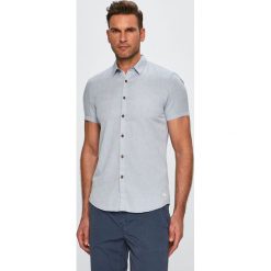 Tom Tailor Denim - Koszula. Niebieskie koszule męskie TOM TAILOR DENIM, s, bez wzorów, z bawełny, klasyczne, z klasycznym kołnierzykiem, z krótkim rękawem. Za 129,90 zł.