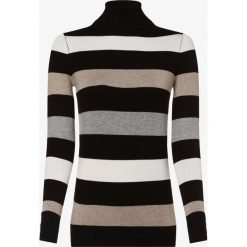 Marie Lund - Sweter damski, czarny. Czarne swetry damskie Marie Lund, xs, w paski, bez rękawów, bez kaptura. Za 99,95 zł.