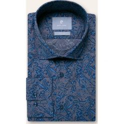Pierre Cardin - Koszula. Niebieskie koszule męskie Pierre Cardin, w kwiaty, z bawełny, klasyczne, z klasycznym kołnierzykiem, z długim rękawem. Za 379,90 zł.
