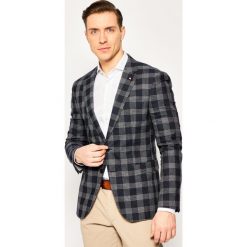 Marynarka Tommy Hilfiger Tailored Check Blazer TT0TT06921. Szare marynarki męskie Tommy Hilfiger Tailored, m, bez wzorów, z bawełny, casualowe. W wyprzedaży za 799,00 zł.