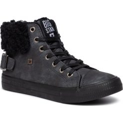 Sneakersy BIG STAR - EE274080 Black. Czarne półbuty damskie BIG STAR, na co dzień, bez wzorów, ze skóry ekologicznej, retro, bez obcasa, na płaskiej podeszwie, bez zapięcia. W wyprzedaży za 119,00 zł.