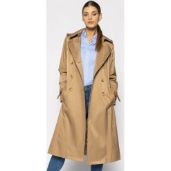 Trencz Lauren Ralph Lauren Db Maxi 297767184. Pomarańczowe płaszcze damskie Lauren Ralph Lauren, m, bez wzorów, z bawełny. W wyprzedaży za 1119,00 zł.