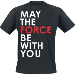 T-shirty męskie: Star Wars Episode 8 – Die letzten Jedi – May The Force Be With You T-Shirt czarny
