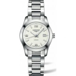 LONGINES CONQUEST CLASSIC L2.285.4.76.6. Szare zegarki damskie marki LONGINES, ze stali. Za 7010,00 zł.
