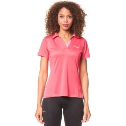 Koszulka polo w kolorze różowym. Różowe bluzki sportowe damskie marki Desigual Sport, s. W wyprzedaży za 130,95 zł.