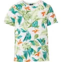 T-shirty męskie: T-shirt Slim Fit bonprix biel wełny z nadrukiem