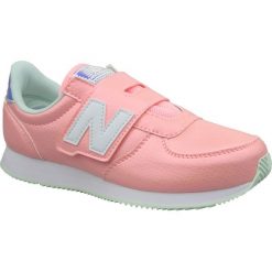 New Balance PV220M1 buty sportowe uniseks różowe 35. Różowe buty dziewczęce sportowe New Balance, bez wzorów, ze skóry, bez zapięcia. Za 199,99 zł.