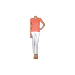 Jeansy slim fit Calvin Klein Jeans JEAN BLANC BORDURE ARGENTEE. Białe jeansy damskie Calvin Klein Jeans, bez wzorów, z jeansu. Za 389,40 zł.