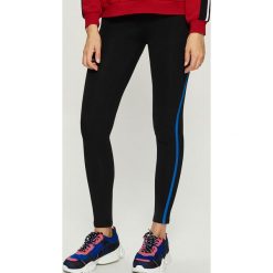 Legginsy: Legginsy z lampasami - Niebieski