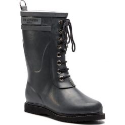 Kalosze ILSE JACOBSEN - RUB15 Grey 06. Szare kalosze damskie marki Ilse Jacobsen, na imprezę, z tworzywa sztucznego, bez obcasa, bez zapięcia. W wyprzedaży za 399,00 zł.