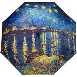 Parasole: Parasol „Van Gogh – Over the Rhone” w kolorze niebiesko-żółtym