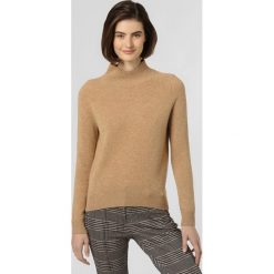 Marie Lund - Sweter damski, beżowy. Brązowe swetry damskie Marie Lund, xs, bez wzorów, z wełny, bez rękawów, bez kaptura. Za 249,95 zł.