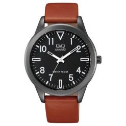 Zegarek Q&Q Męski QA52-515 brązowy. Brązowe zegarki męskie Q&Q. Za 88,99 zł.