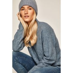 Medicine - Sweter Basic. Niebieskie swetry damskie MEDICINE, s, bez wzorów, z elastanu, bez rękawów, bez kaptura. W wyprzedaży za 89,90 zł.