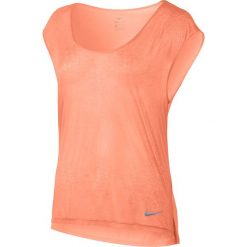 Bluzki asymetryczne: koszulka do biegania damska NIKE BREATHE TOP SHORT SLEEVE COOL / 831784-832 – NIKE BREATHE TOP SHORT SLEEVE COOL