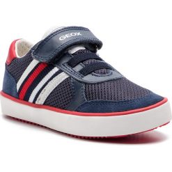 Sneakersy GEOX - J Alonisso B. E J922CE 01422 C4211 S Navy/White. Niebieskie trampki chłopięce Geox, bez wzorów, ze skóry, na rzepy. W wyprzedaży za 169,00 zł.