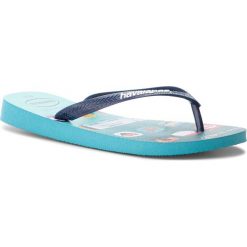 Japonki HAVAIANAS - Hav Mood 41371190031 Blue. Niebieskie klapki męskie Havaianas, bez wzorów, z tworzywa sztucznego. Za 79,00 zł.