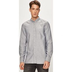Mustang - Koszula. Szare koszule męskie Mustang, s, bez wzorów, z bawełny, casualowe, button down, z długim rękawem. W wyprzedaży za 129,90 zł.