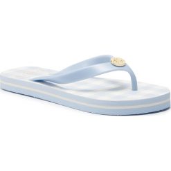 Japonki LAUREN RALPH LAUREN - Elissa II 802739443002 Engbl/Crm. Niebieskie klapki damskie marki Lauren Ralph Lauren, bez wzorów, z tworzywa sztucznego, bez obcasa. Za 169,00 zł.