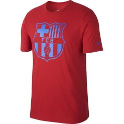 Nike FC Barcelona Crest Tee 832717-687. Czerwone t-shirty męskie Nike, xl, z bawełny. W wyprzedaży za 69,99 zł.