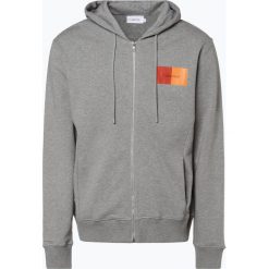 Calvin Klein - Męska bluza rozpinana, szary. Szare bluzy męskie Calvin Klein, s, z nadrukiem, z kapturem, bez rękawów, z kapturem. Za 449,95 zł.