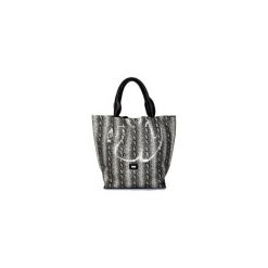 Torba skórzana skóra węża shopper. Czarne shopper bag damskie Glm grosicki, ze skóry, do ręki. Za 405,00 zł.