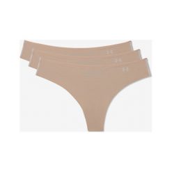 Under Armour 3-pack Spodenki Beżowy. Brązowe figi damskie Under Armour, xs, bez wzorów, z elastanu. Za 119,95 zł.