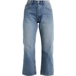 Boyfriendy damskie: Cheap Monday SOUND CROP Jeansy Straight Leg blue heat