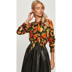 Desigual - Bluzka. Bluzki damskie Desigual, na co dzień, s, w kwiaty, z jedwabiu, casualowe, bez kołnierzyka, z długim rękawem. Za 469,90 zł.