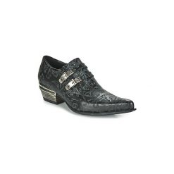 Derby New Rock M-2246-S24. Czarne półbuty męskie marki New Rock, bez wzorów, rockowe, bez zapięcia. Za 791,20 zł.