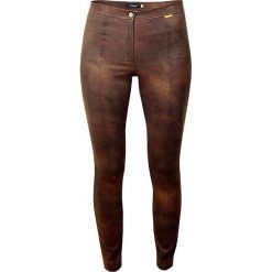 Legginsy: Legginsy w kolorze brązowym