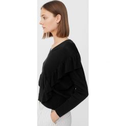 Mango - Sweter Uve. Czarne bez kategorii Mango, s, z bawełny. W wyprzedaży za 49,90 zł.