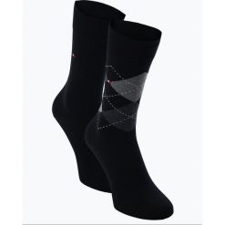 Tommy Hilfiger - Skarpety męskie pakowane po 2 szt., czarny. Czarne skarpetki męskie marki TOMMY HILFIGER, z bawełny. Za 59,95 zł.