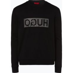 Bluzy męskie: HUGO – Męska bluza nierozpinana – Dicagolo, czarny