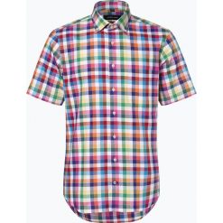 Andrew James - Koszula męska, czarny. Czarne koszule męskie Andrew James, s, bez wzorów, z bawełny, button down, z krótkim rękawem. Za 129,95 zł.
