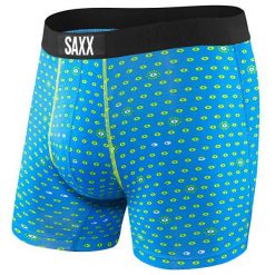 SAXX Męski bokser Vibe Boxer Modern Fit Bright Icu (rozmiar L). Slipy męskie termoaktywne Saxx, m, z gumy. W wyprzedaży za 102,00 zł.