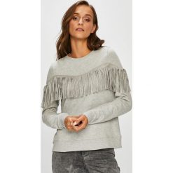 Only - Bluza. Szare bluzy damskie ONLY, s, z nadrukiem, z bawełny, bez rękawów, bez kaptura. W wyprzedaży za 69,90 zł.