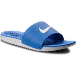 Klapki NIKE - Kawa Slide 832646 410 Hyper Cobalt/White/Wolf Grey. Niebieskie chodaki męskie Nike, z materiału. W wyprzedaży za 129,00 zł.