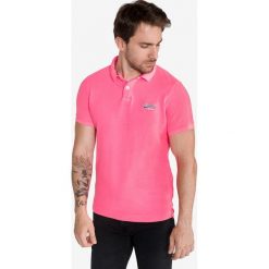 SuperDry Polo Koszulka Różowy. Różowe podkoszulki męskie Superdry, s, bez wzorów, z bawełny, bez rękawów. Za 218,95 zł.