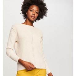Sweter - Kremowy. Białe swetry klasyczne damskie marki Reserved, l. Za 99,99 zł.