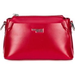 Trussardi Jeans torebka crossbody czerwona 75B00745-9Y099998. Czerwone torebki klasyczne damskie Trussardi Jeans, bez wzorów, z jeansu, bez dodatków. Za 469,00 zł.