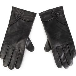 Rękawiczki Damskie LASOCKI - 2W6-004-AW19 Black. Czarne rękawiczki damskie Lasocki, bez wzorów, ze skóry. Za 79,99 zł.