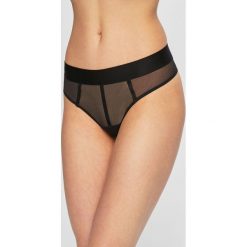 Dkny - Stringi. Czarne majtki damskie DKNY, s, z nylonu. Za 119,90 zł.